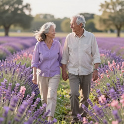 лавандовая свадьба 46 лет